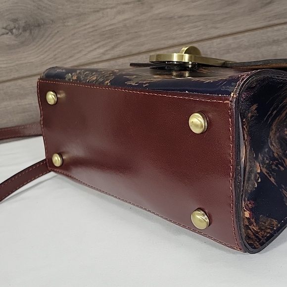 Patricia Nash Kent Countryside Crossbody Shoulder Bag Satchel Purse Tote - Picture 9 of 16